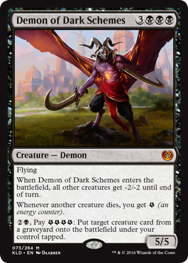 Demon of Dark Schemes - Kaladesh Spoiler