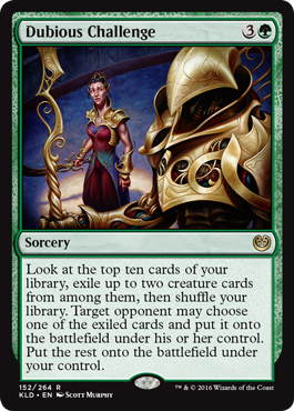 Dubious Challenge - Kaladesh Spoiler