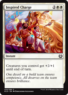 Inspired Charge - Kaladesh Spoiler