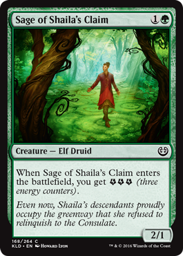 Sage of Shaila’s Claim - Kaladesh Spoiler