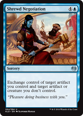 Shrewd Negotiation - Kaladesh Spoiler