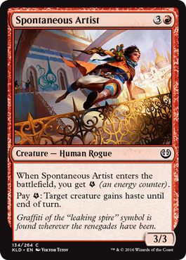 Spontaneous Artist - Kaladesh Spoiler