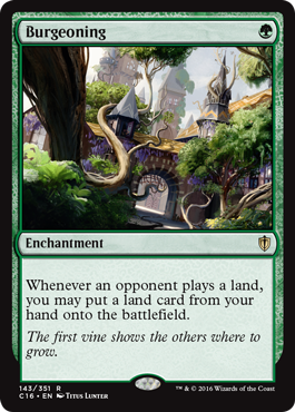 Burgeoning - Commander 2016 Spoiler