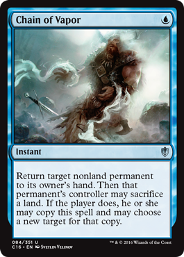 Chain of Vapor - Commander 2016 Spoiler