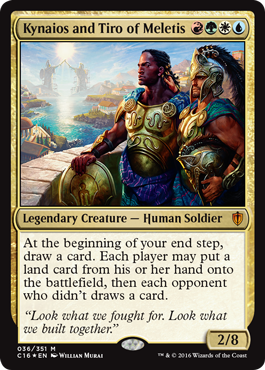 Kynaios and Tiro of Meletis - Commander 2016 Spoiler