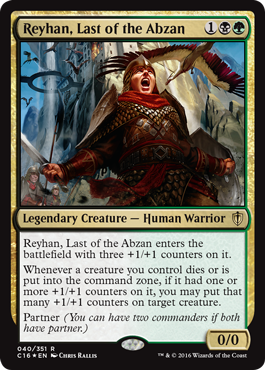 Reyhan, Last of the Abzan - Commander 2016 Spoiler