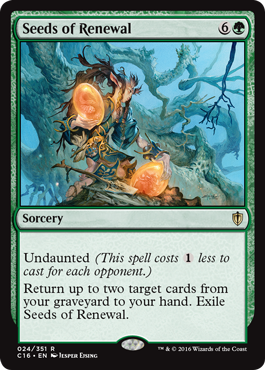 Seeds of Renewal - Commander 2016 Spoiler