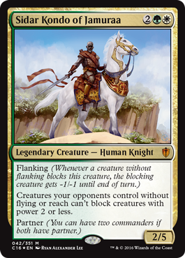 Sidar Konda of Jamuraa - Commander 2016 Spoiler