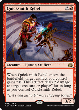 Quicksmith Rebel - Aether Revolt Spoilers