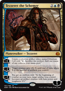 Tezzeret the Schemer - Aether Revolt Planeswalker Spoiler