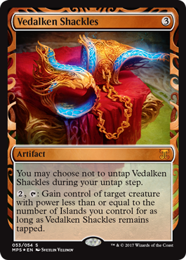 Vedalken Shackles - Aether Revolt Masterpieces