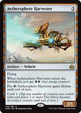 Aethersphere Harvester - Aether Revolt Spoiler