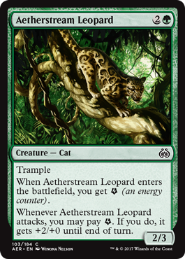Aetherstream Leopard - Aether Revolt Spoiler
