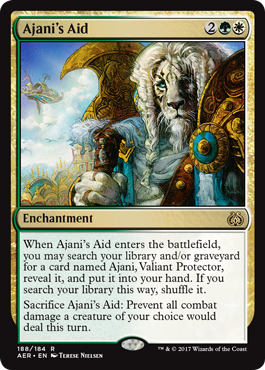 Ajani's Aid - Aether Revolt Spoiler