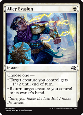 Alley Evasion - Aether Revolt Spoiler