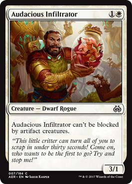 Audacious Infiltrator - Aether Revolt Spoiler