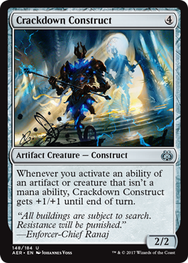 Crackdown Construct - Aether Revolt Spoiler