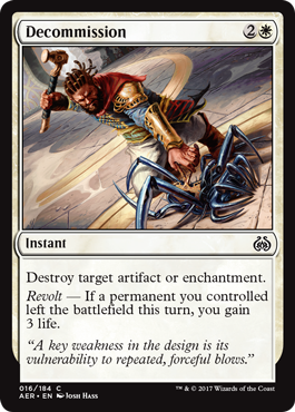 Decommission - Aether Revolt Spoiler