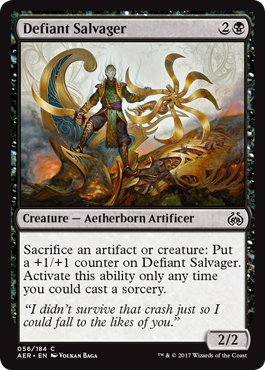 Defiant Salvager - Aether Revolt Spoiler