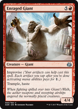 Enraged Giant - Aether Revolt Spoiler