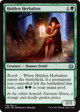 Hidden Herbalists - Aether Revolt Spoiler