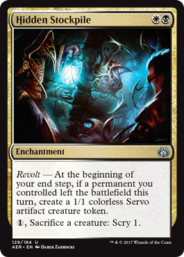 Hidden Stockpile - Aether Revolt Spoiler