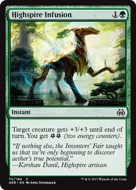 Highspire Infusion - Aether Revolt Spoiler