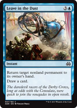 Leave in the Dust - Aether Revolt Spoiler