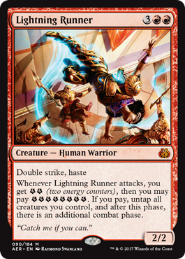 Lightning Runner - Aether Revolt Spoiler