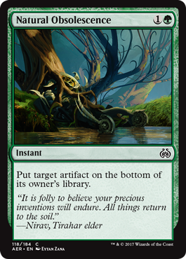 Natural Obsolescence - Aether Revolt Spoiler