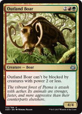 Outland Boar - Aether Revolt Spoiler