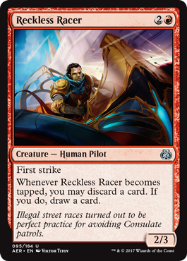 Reckless Racer - Aether Revolt Spoiler