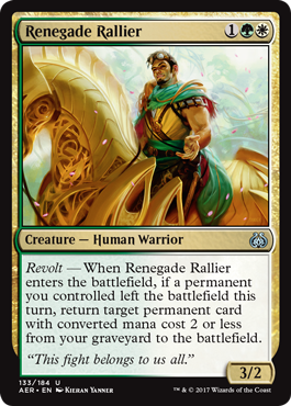 Renegade Rallier - Aether Revolt Spoiler