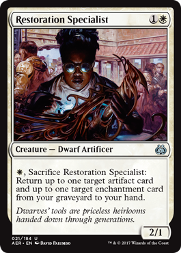 Restoration Specialist - Aether Revolt Spoiler