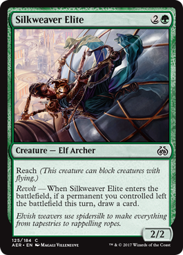 Silkweaver Elite - Aether Revolt Spoiler