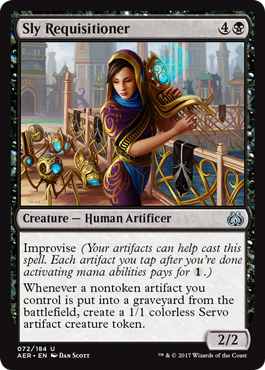 Sly Requisitioner - Aether Revolt Spoiler