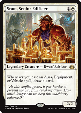 Sram, Senior Edificer - Aether Revolt Spoiler