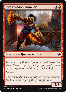 Sweatworks Brawler - Aether Revolt Spoiler