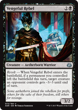 Vengeful Rebel - Aether Revolt Spoiler