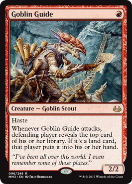 Goblin Guide - Modern Masters 2017 Spoiler