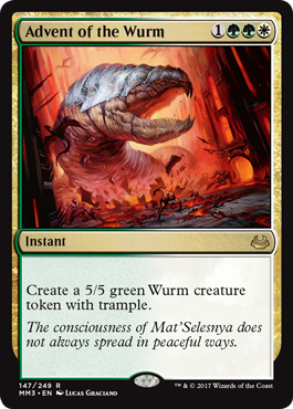 Advent of the Wurm - Modern Masters 2017 Spoiler