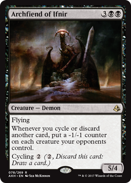 Archfiend of Ifnir - Amonkhet Spoiler