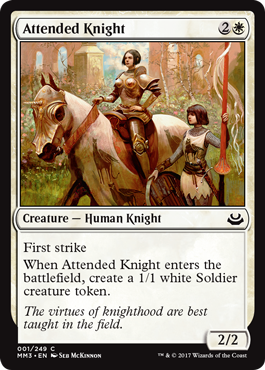 Attended Knight - Modern Masters 2017 Spoiler