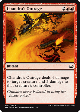 Chandra’s Outrage - Modern Masters 2017 Spoiler