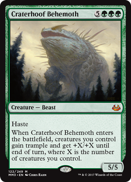 Craterhoof Behemoth - Modern Masters 2017 Spoiler