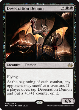 Desecration Demon - Modern Masters 2017 Spoiler