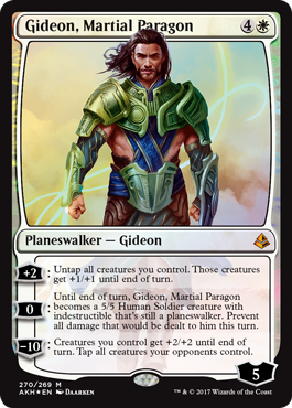 Gideon, Martial Paragon - Amonkhet Spoiler