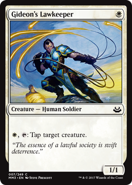 Gideon’s Lawkeeper - Modern Masters 2017 Spoiler