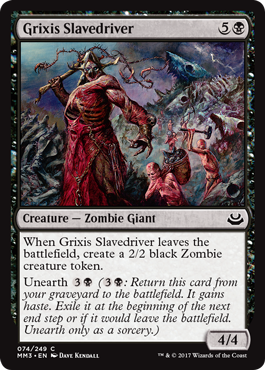 Grixis Slavedriver - Modern Masters 2017 Spoiler