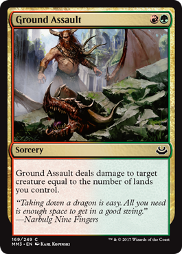 Ground Assault - Modern Masters 2017 Spoiler